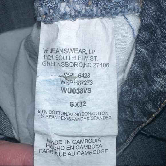 💝Wrangler Aura for Women Midi Denim Skirt Back Slit Size 6 x 32 - Picture 10 of 10